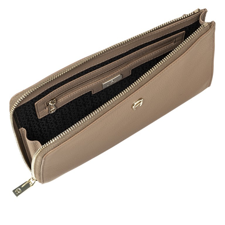 Umhängetasche / Clutch Zita Fashion Pouch Caribou Brown, Farbe: taupe/khaki, Marke: AIGNER, EAN: 4055539453472, Abmessungen in cm: 23.5x16x2.5, Bild 5 von 5