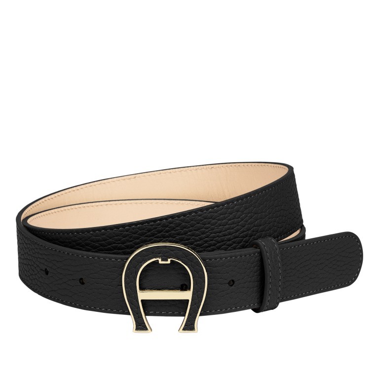 Gürtel Milano 125-011 Bundweite 100 CM Black, Farbe: schwarz, Marke: AIGNER, EAN: 4055539443572, Bild 1 von 1