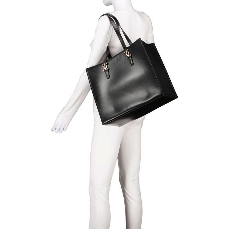 Shopper Delia L 137-030 Black, Farbe: schwarz, Marke: AIGNER, EAN: 4055539450556, Abmessungen in cm: 35.5x31x17.5, Bild 3 von 4