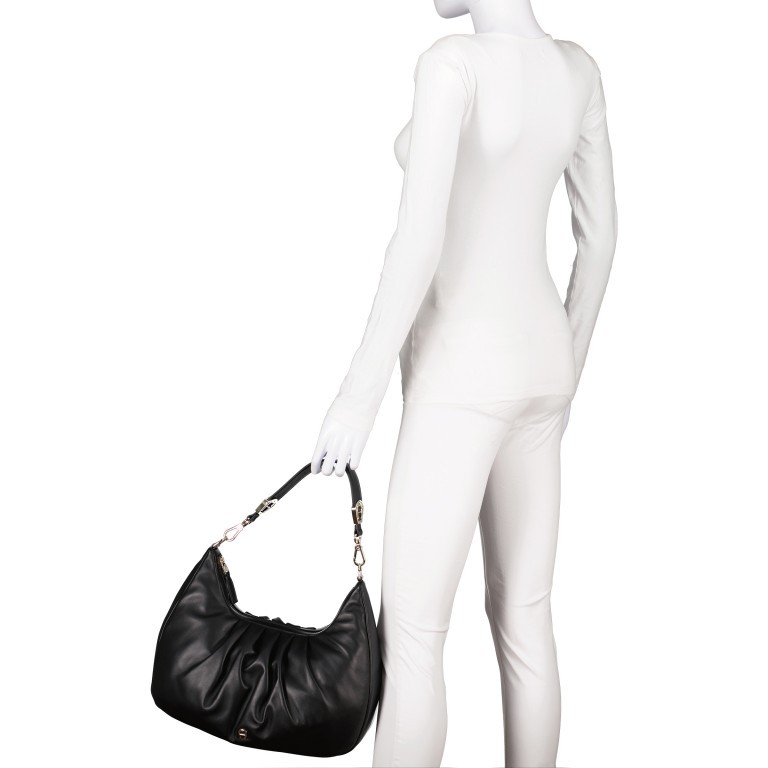 Beuteltasche Filo M 136-096 Black, Farbe: schwarz, Marke: AIGNER, EAN: 4055539450211, Abmessungen in cm: 36x27x20, Bild 3 von 7