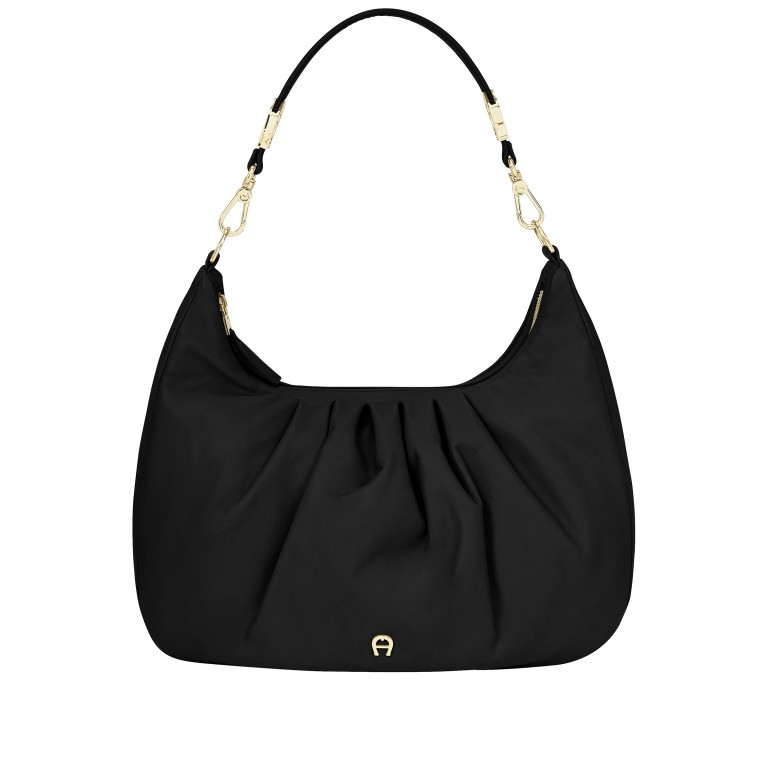 Beuteltasche Filo M 136-096 Black, Farbe: schwarz, Marke: AIGNER, EAN: 4055539450211, Abmessungen in cm: 36x27x20, Bild 1 von 7