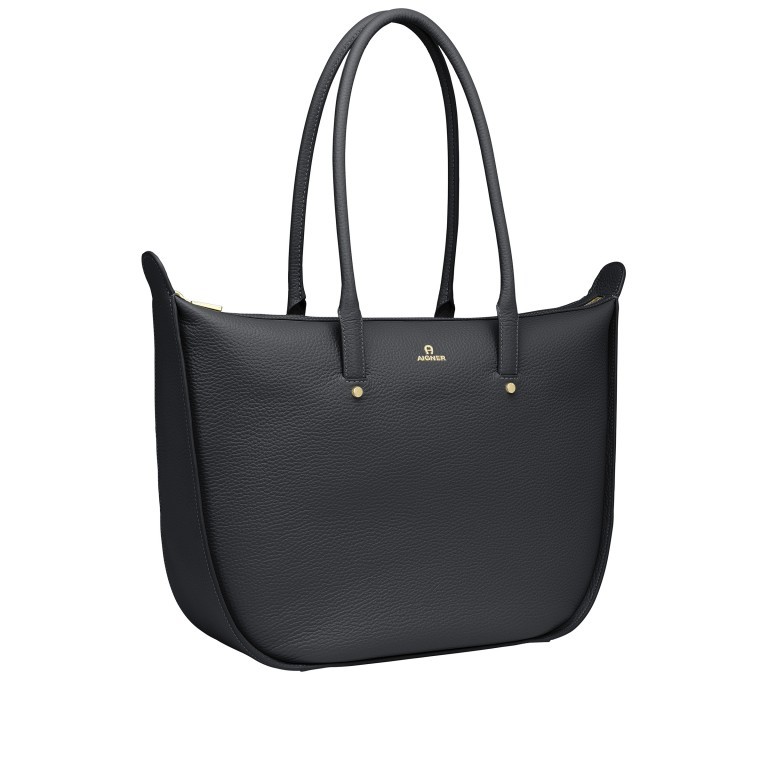 Shopper Ivy L 137-002 Ink, Farbe: blau/petrol, Marke: AIGNER, EAN: 4055539389771, Abmessungen in cm: 45x32x12, Bild 2 von 4