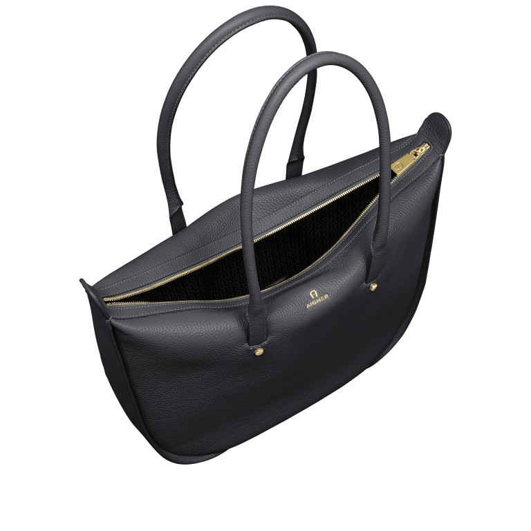 Shopper Ivy L 137-002 Ink, Farbe: blau/petrol, Marke: AIGNER, EAN: 4055539389771, Abmessungen in cm: 45x32x12, Bild 4 von 4