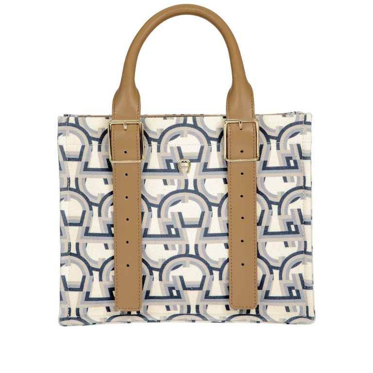 Handtasche Jolene Shopper M 133-984 Cosmic Blue, Farbe: blau/petrol, Marke: AIGNER, EAN: 4055539449536, Abmessungen in cm: 28x23x10, Bild 1 von 6