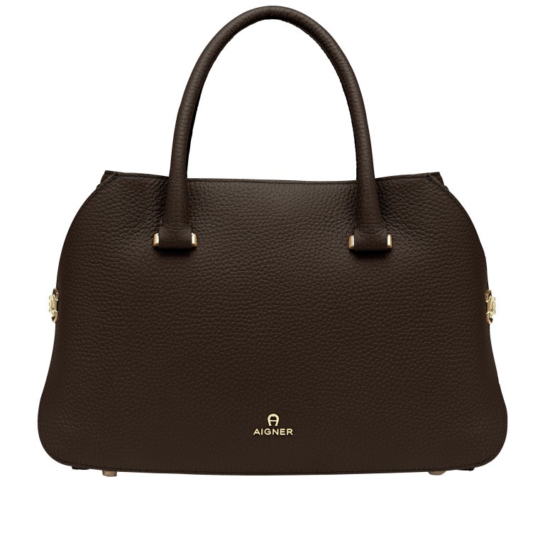Handtasche Milano Handbag M Charcoal Brown, Farbe: braun, Marke: AIGNER, EAN: 4055539448911, Abmessungen in cm: 33x21x13, Bild 1 von 6