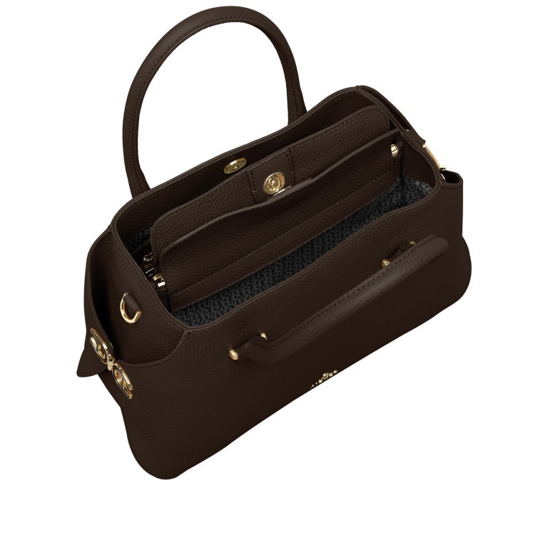 Handtasche Milano Handbag M Charcoal Brown, Farbe: braun, Marke: AIGNER, EAN: 4055539448911, Abmessungen in cm: 33x21x13, Bild 6 von 6