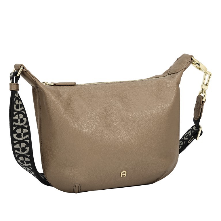 Umhängetasche Palermo S Caribou Brown, Farbe: taupe/khaki, Marke: AIGNER, EAN: 4055539448812, Abmessungen in cm: 27x10x9, Bild 3 von 4