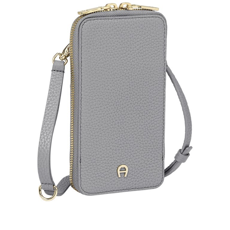Handytasche Fashion Mobile Bag 163-180 Industrial Grey, Farbe: grau, Marke: AIGNER, EAN: 4055539453335, Abmessungen in cm: 9x17x2, Bild 2 von 6