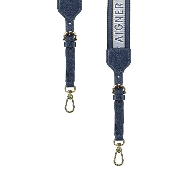 Schulterriemen Fashion Logo Cosmic Blue, Farbe: blau/petrol, Marke: AIGNER, EAN: 4055539453809, Bild 1 von 4