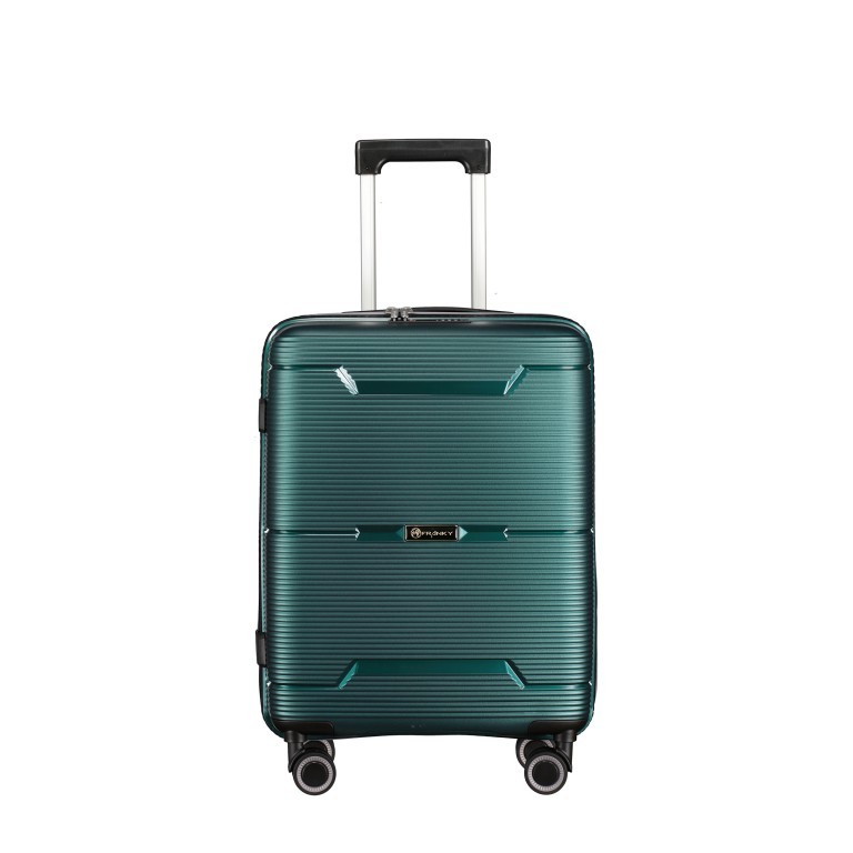 Koffer PP20 innerhalb der IATA-Norm 55 cm Green Metallic, Farbe: grün/oliv, Marke: Franky, EAN: 4251672758430, Abmessungen in cm: 39.5x55x20, Bild 1 von 10