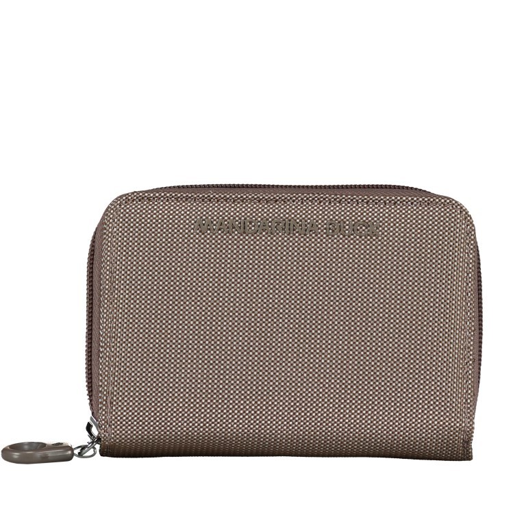 Geldbörse MD20 QMPN8 Taupe, Farbe: taupe/khaki, Marke: Mandarina Duck, EAN: 8032803688736, Abmessungen in cm: 14x10x3, Bild 1 von 5