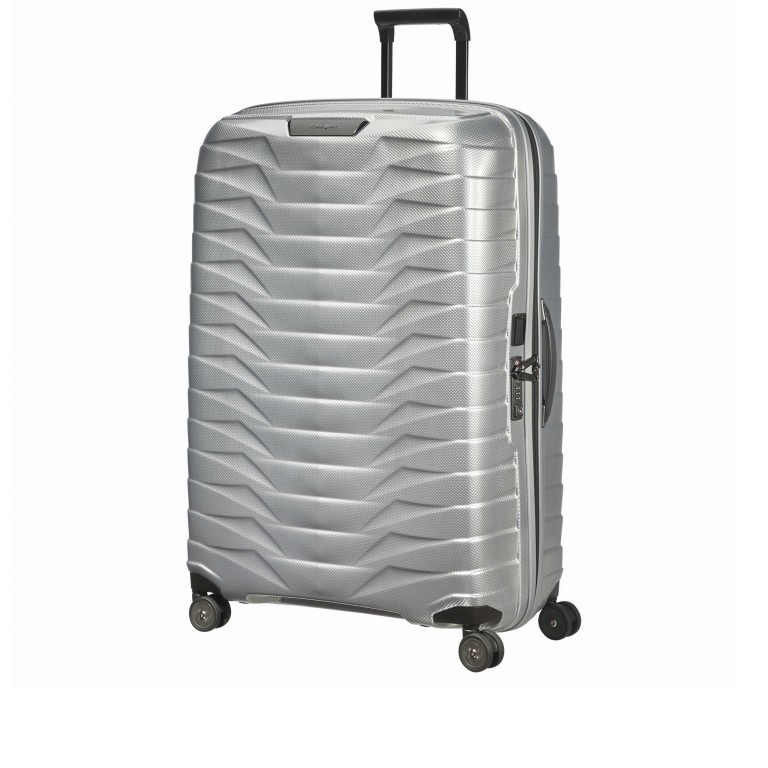 Koffer Proxis Spinner 81 Silver, Farbe: metallic, Marke: Samsonite, EAN: 5400520004567, Abmessungen in cm: 57x81x32, Bild 2 von 14