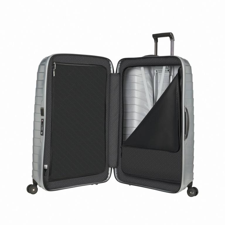 Koffer Proxis Spinner 81 Silver, Farbe: metallic, Marke: Samsonite, EAN: 5400520004567, Abmessungen in cm: 57x81x32, Bild 8 von 14