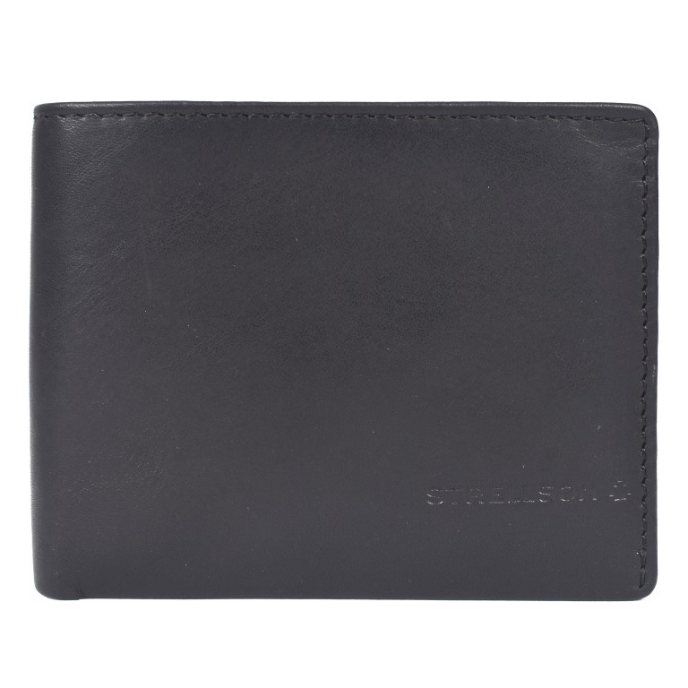 Scheintasche Brick Lane Jaden SH8 Black, Farbe: schwarz, Marke: Strellson, EAN: 4048835083894, Abmessungen in cm: 10.5x8.7x1.8, Bild 1 von 5