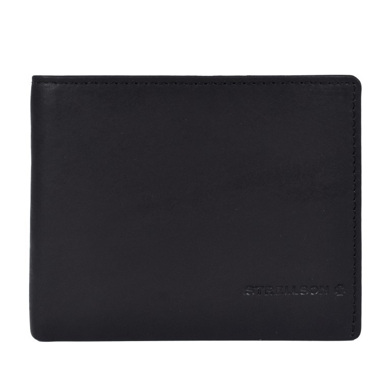 Geldbörse Brick Lane Myles MH8 Black, Farbe: schwarz, Marke: Strellson, EAN: 4048835083870, Abmessungen in cm: 11x9.5x2, Bild 1 von 5