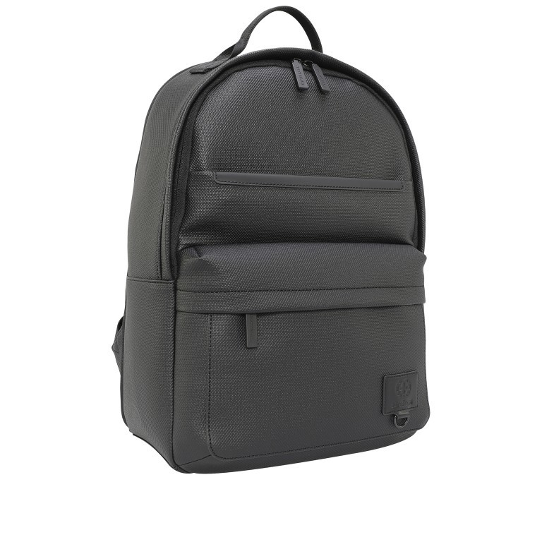Rucksack Blackhorse Backpack Matthew LVZ Black, Farbe: schwarz, Marke: Strellson, EAN: 4053533851379, Abmessungen in cm: 33x42x14, Bild 2 von 6