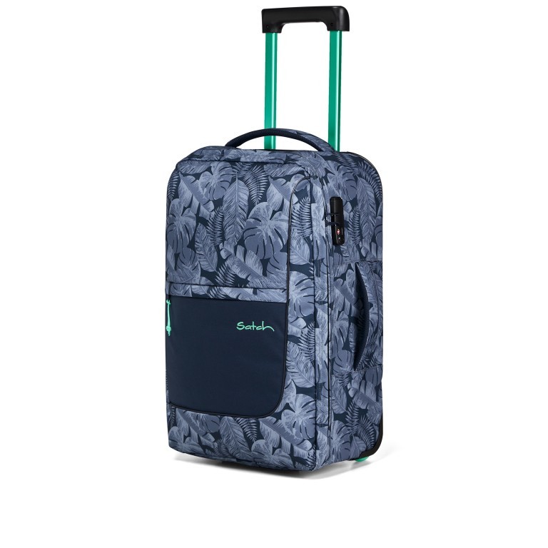 Rollenreisetasche Travel Flow S Cabin Size Tropic Blue, Farbe: blau/petrol, Marke: Satch, EAN: 4057081146291, Abmessungen in cm: 32x54x23, Bild 2 von 8