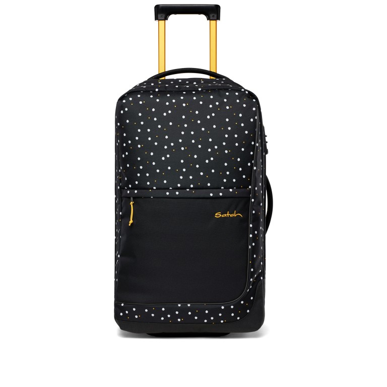 Rollenreisetasche Travel Flow M Check In Lazy Daisy, Farbe: schwarz, Marke: Satch, EAN: 4057081146369, Abmessungen in cm: 37x29x65, Bild 1 von 8