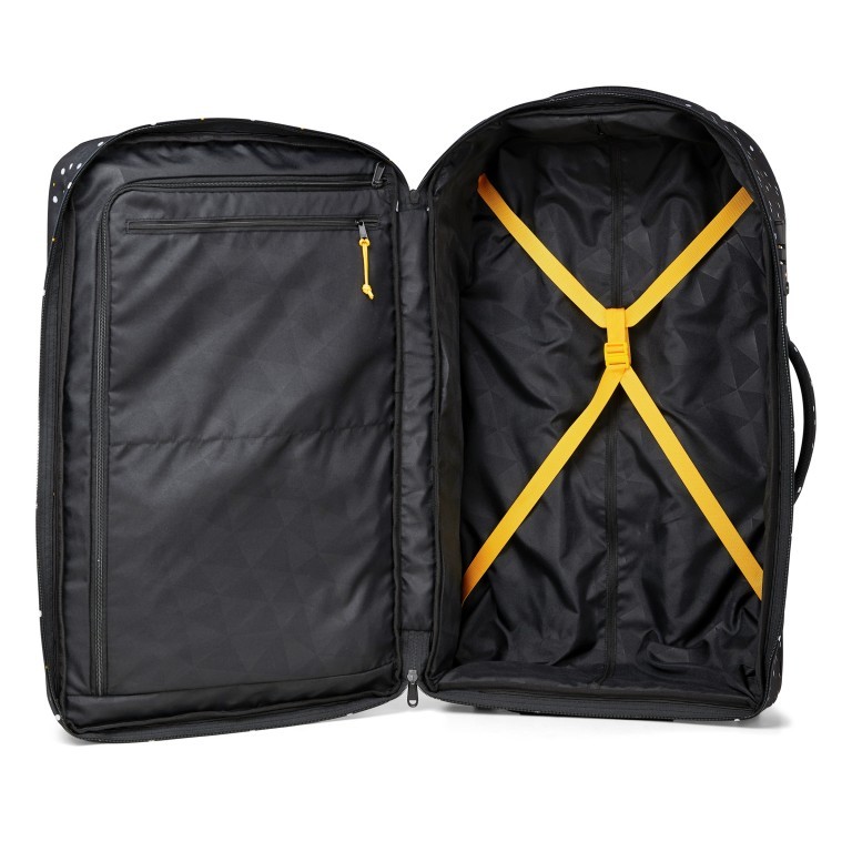 Rollenreisetasche Travel Flow M Check In Lazy Daisy, Farbe: schwarz, Marke: Satch, EAN: 4057081146369, Abmessungen in cm: 37x29x65, Bild 5 von 8