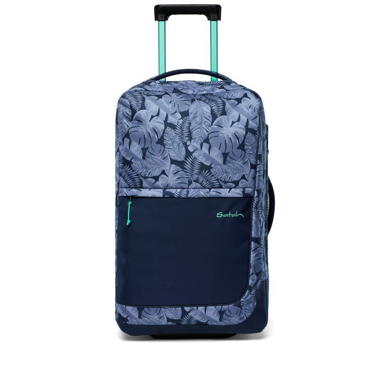 Rollenreisetasche Travel Flow M Check In Tropic Blue, Farbe: blau/petrol, Marke: Satch, EAN: 4057081146376, Abmessungen in cm: 37x29x65, Bild 1 von 8