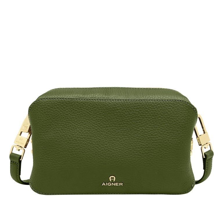 Umhängetasche Milano S 132-116 Pesto Green, Farbe: grün/oliv, Marke: AIGNER, EAN: 4055539420948, Abmessungen in cm: 22x14x8.5, Bild 1 von 7