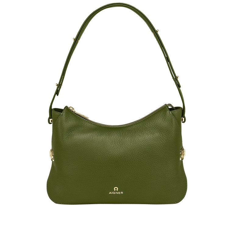 Umhängetasche Milano Mini 135-365 Pesto Green, Farbe: grün/oliv, Marke: AIGNER, EAN: 4055539418556, Abmessungen in cm: 28x20x8, Bild 1 von 7