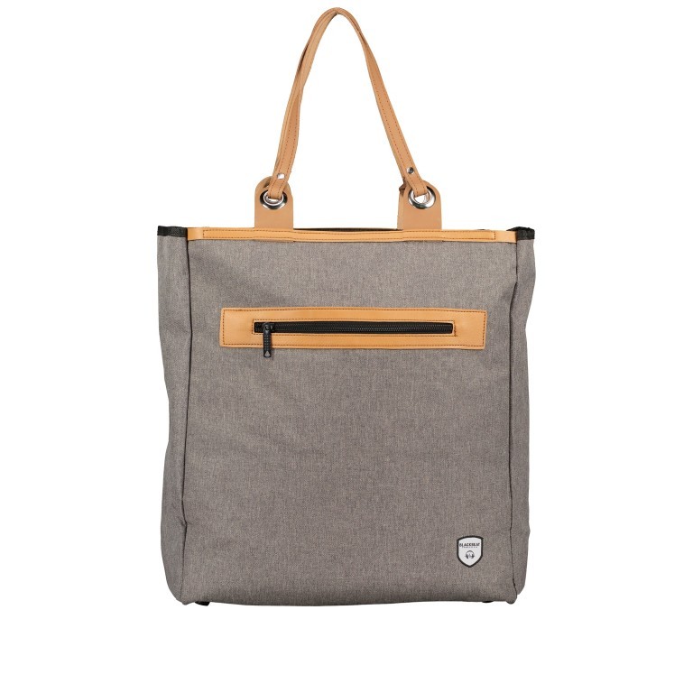 Fahrradtasche Shopper mit Gepäckträgerbefestigung Grau, Farbe: grau, Marke: Blackbeat, EAN: 4066727000934, Abmessungen in cm: 36x42x18, Bild 1 von 9