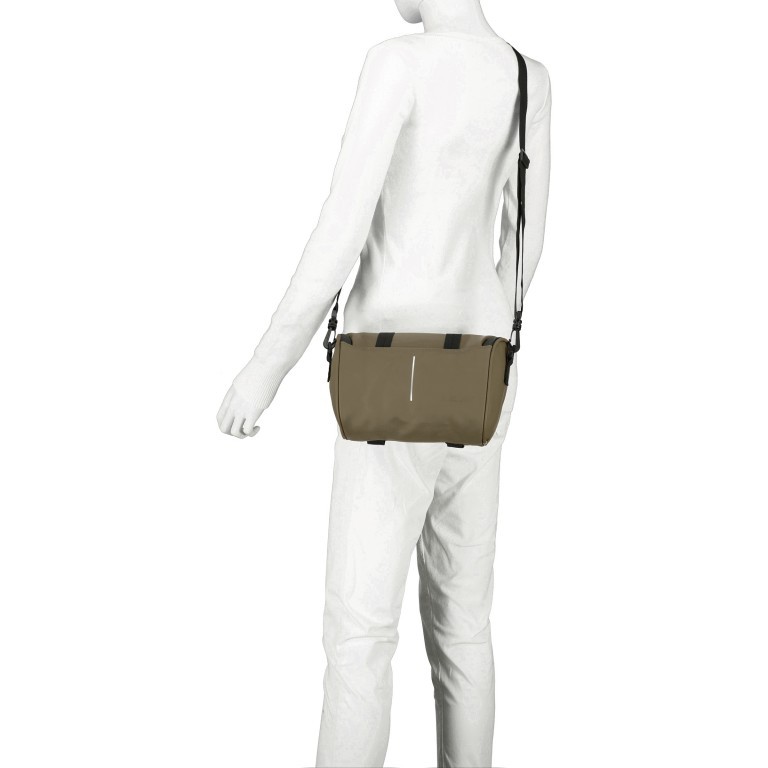 Fahrradtasche mit Lenkerbefestigung Oliv, Farbe: grün/oliv, Marke: Blackbeat, EAN: 4066727000651, Abmessungen in cm: 28x16x10, Bild 6 von 12