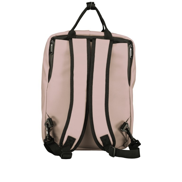 Fahrradtasche Rucksack mit Gepäckträgerbefestigung Alt Rose, Farbe: rosa/pink, Marke: Blackbeat, EAN: 4066727000729, Abmessungen in cm: 26x35x10, Bild 4 von 10