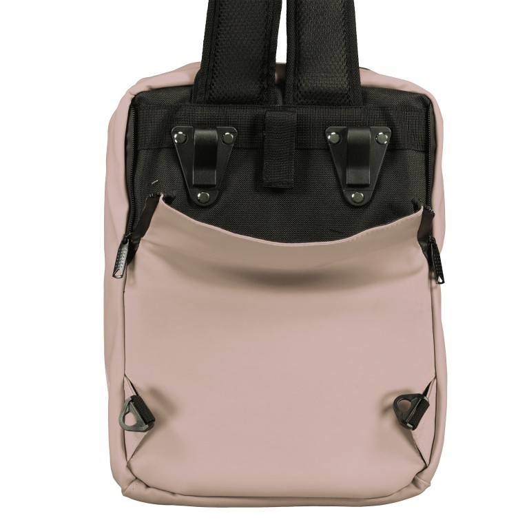 Fahrradtasche Rucksack mit Gepäckträgerbefestigung Alt Rose, Farbe: rosa/pink, Marke: Blackbeat, EAN: 4066727000729, Abmessungen in cm: 26x35x10, Bild 5 von 10