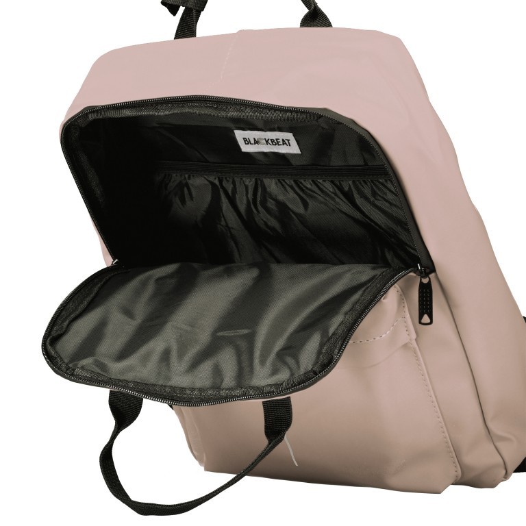 Fahrradtasche Rucksack mit Gepäckträgerbefestigung Alt Rose, Farbe: rosa/pink, Marke: Blackbeat, EAN: 4066727000729, Abmessungen in cm: 26x35x10, Bild 8 von 10