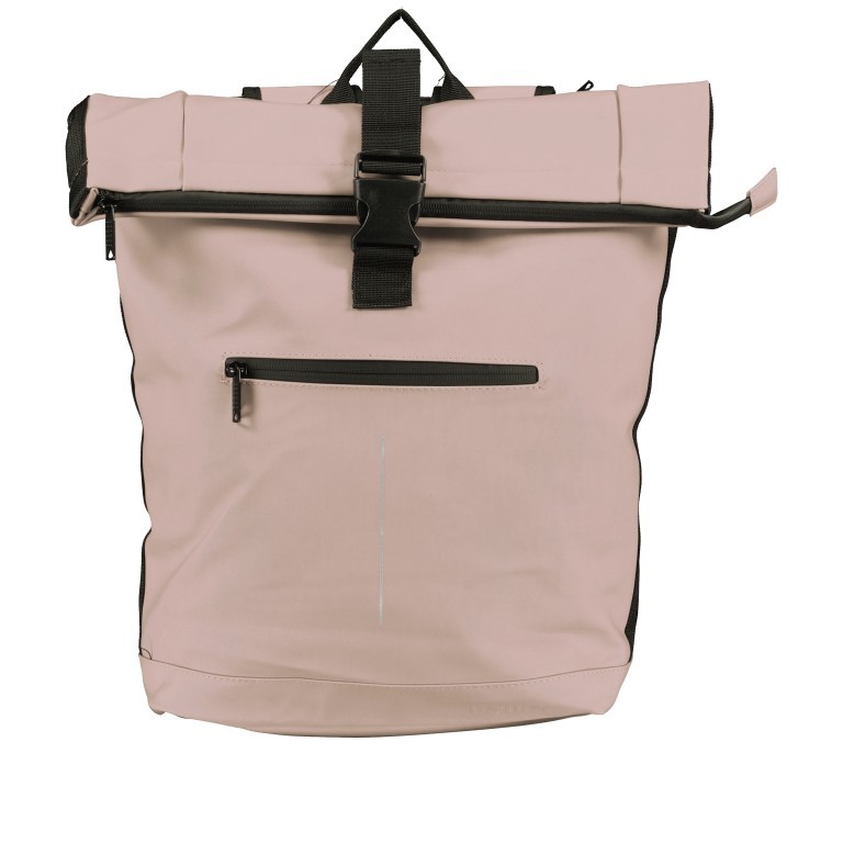 Fahrradtasche Rucksack mit Gepäckträgerbefestigung Alt Rose, Farbe: rosa/pink, Marke: Blackbeat, EAN: 4066727000743, Abmessungen in cm: 29x45x11, Bild 1 von 12