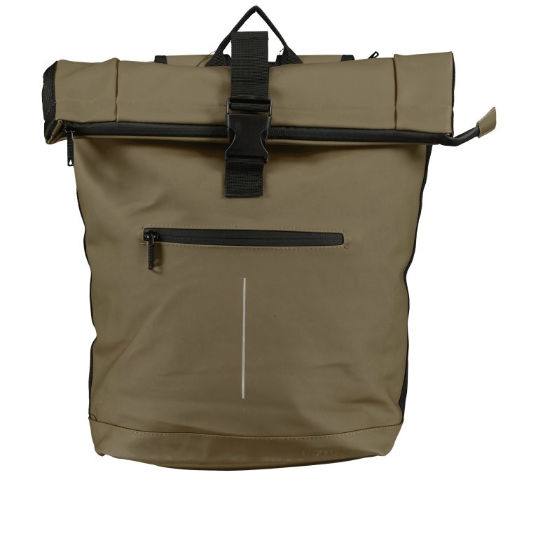 Fahrradtasche Rucksack mit Gepäckträgerbefestigung Oliv, Farbe: grün/oliv, Marke: Blackbeat, EAN: 4066727000750, Abmessungen in cm: 29x45x11, Bild 1 von 12