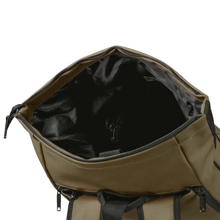 Fahrradtasche Rucksack mit Gepäckträgerbefestigung Oliv, Farbe: grün/oliv, Marke: Blackbeat, EAN: 4066727000750, Abmessungen in cm: 29x45x11, Bild 10 von 12