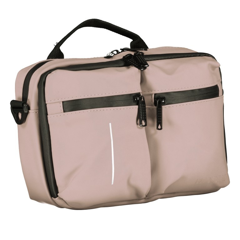 Fahrradtasche für Lenkerbefestigung Alt Rose, Farbe: rosa/pink, Marke: Blackbeat, EAN: 4066727000774, Abmessungen in cm: 24x16x9, Bild 2 von 12