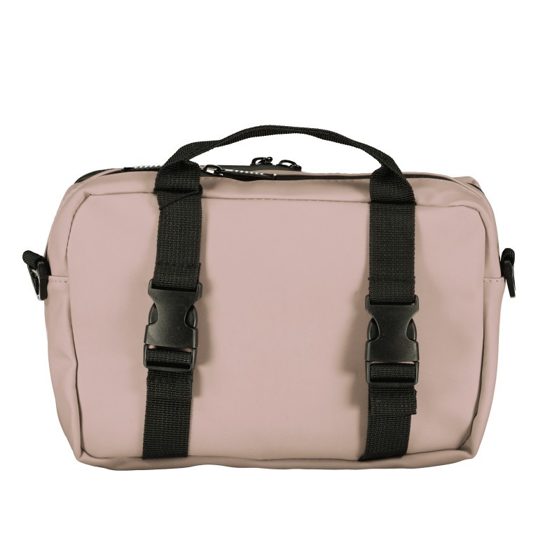 Fahrradtasche für Lenkerbefestigung Alt Rose, Farbe: rosa/pink, Marke: Blackbeat, EAN: 4066727000774, Abmessungen in cm: 24x16x9, Bild 3 von 12