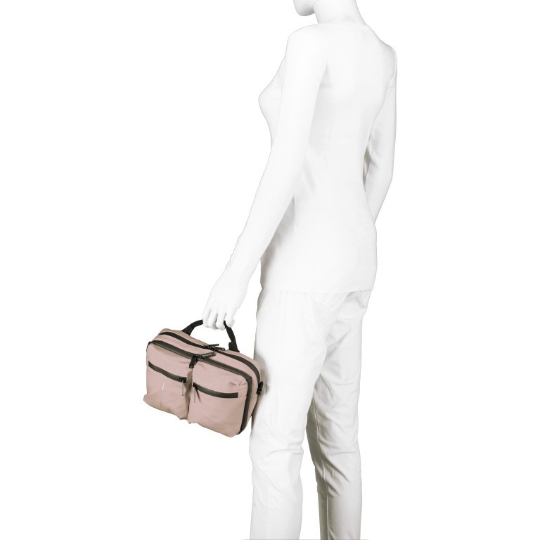 Fahrradtasche für Lenkerbefestigung Alt Rose, Farbe: rosa/pink, Marke: Blackbeat, EAN: 4066727000774, Abmessungen in cm: 24x16x9, Bild 4 von 12