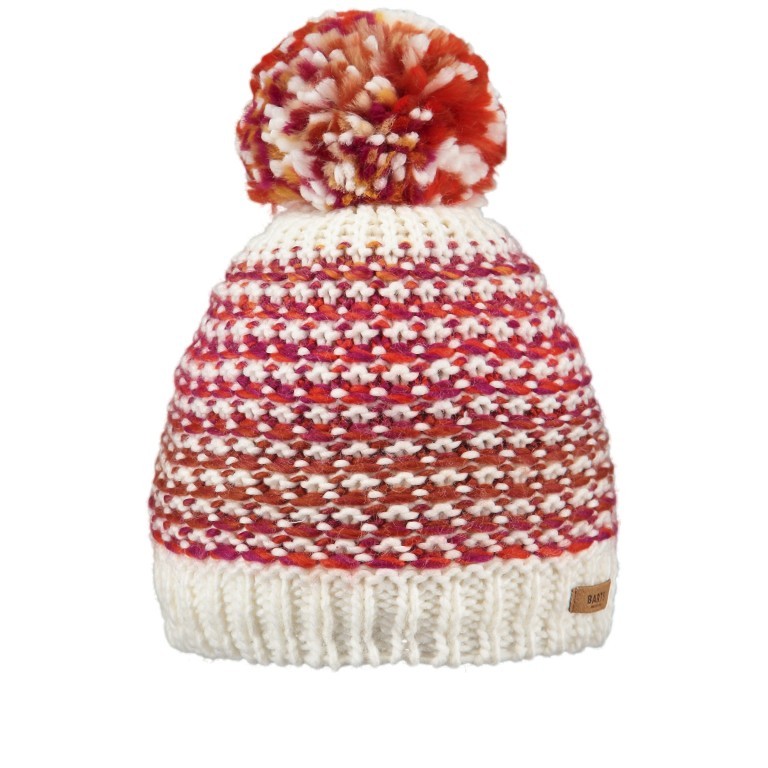 Mütze Myonet mit Bommel Burgundy, Farbe: rot/weinrot, Marke: Barts, EAN: 8717457811555, Bild 1 von 3