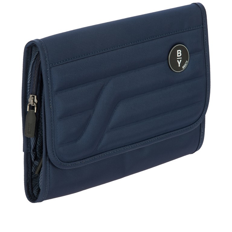 Kulturbeutel B|Y by Brics Milano Ocean Blue, Farbe: blau/petrol, Marke: Brics, EAN: 8016623898889, Abmessungen in cm: 25.5x20x2, Bild 2 von 6