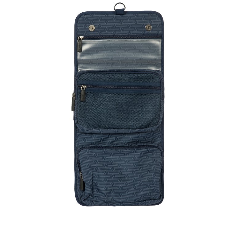 Kulturbeutel B|Y by Brics Milano Ocean Blue, Farbe: blau/petrol, Marke: Brics, EAN: 8016623898889, Abmessungen in cm: 25.5x20x2, Bild 5 von 6