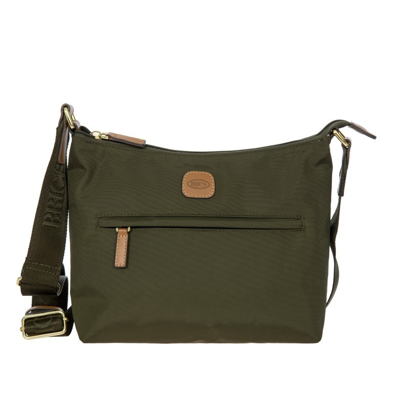 Beuteltasche X-BAG & X-Travel Olive, Farbe: grün/oliv, Marke: Brics, EAN: 8016623140933, Abmessungen in cm: 30x20x13, Bild 1 von 7