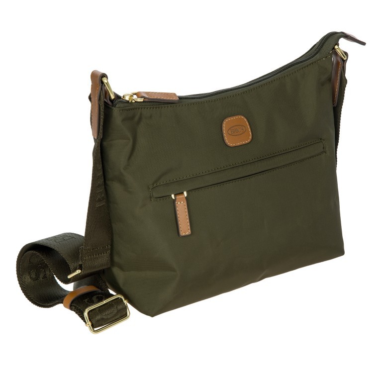 Beuteltasche X-BAG & X-Travel Olive, Farbe: grün/oliv, Marke: Brics, EAN: 8016623140933, Abmessungen in cm: 30x20x13, Bild 2 von 7