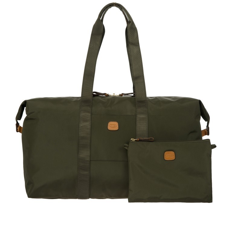 Reisetasche X-BAG & X-Travel 2 in 1 Olive, Farbe: grün/oliv, Marke: Brics, EAN: 8016623886497, Abmessungen in cm: 55x32x20, Bild 3 von 7