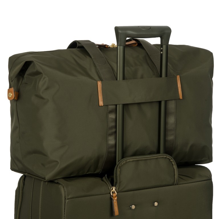 Reisetasche X-BAG & X-Travel 2 in 1 Olive, Farbe: grün/oliv, Marke: Brics, EAN: 8016623886497, Abmessungen in cm: 55x32x20, Bild 5 von 7