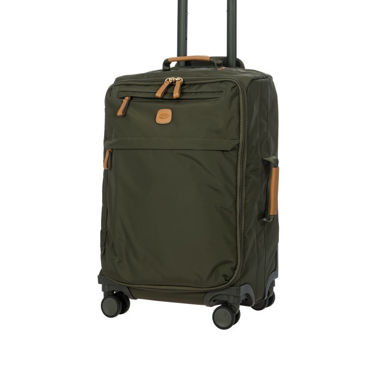 Koffer X-BAG & X-Travel 55 cm Olive, Farbe: grün/oliv, Marke: Brics, EAN: 8016623145631, Abmessungen in cm: 36x55x23, Bild 2 von 10