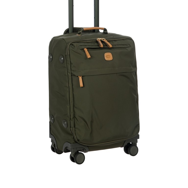 Koffer X-BAG & X-Travel 55 cm Olive, Farbe: grün/oliv, Marke: Brics, EAN: 8016623145631, Abmessungen in cm: 36x55x23, Bild 4 von 10