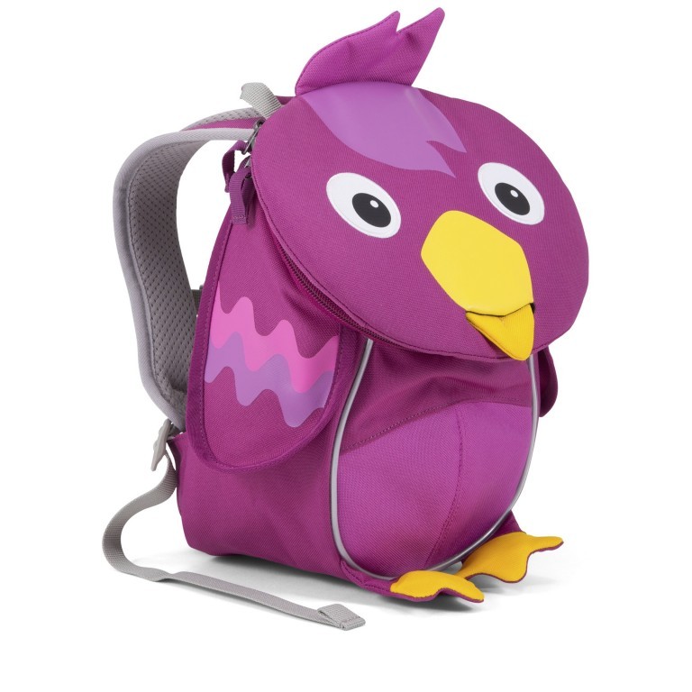 Rucksack Kleiner Freund für Kinder Vogel, Farbe: flieder/lila, Marke: Affenzahn, EAN: 4057081034765, Abmessungen in cm: 17x25x11, Bild 3 von 6