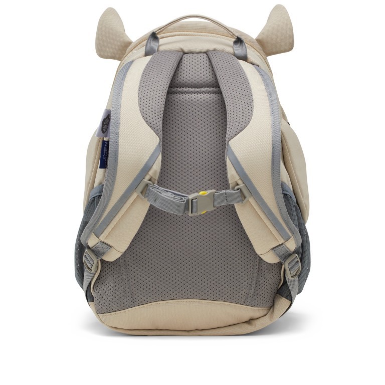 Rucksack Großer Freund für Kinder Nashorn, Farbe: beige, Marke: Affenzahn, EAN: 4057081146772, Abmessungen in cm: 20x31x12, Bild 4 von 7