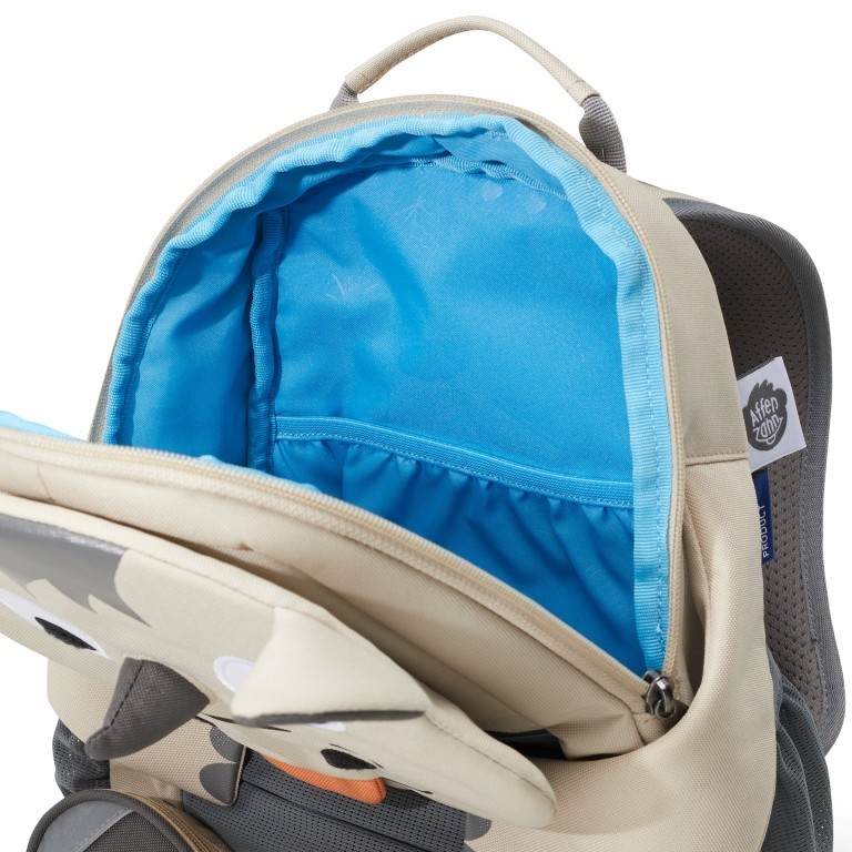 Rucksack Großer Freund für Kinder Nashorn, Farbe: beige, Marke: Affenzahn, EAN: 4057081146772, Abmessungen in cm: 20x31x12, Bild 6 von 7