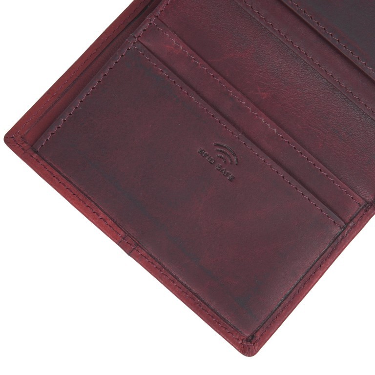Geldbörse Birkenfeld Ilsebill mit RFID-Schutz Rot, Farbe: rot/weinrot, Marke: Maitre, EAN: 4048835092179, Abmessungen in cm: 11x8x1.5, Bild 5 von 5